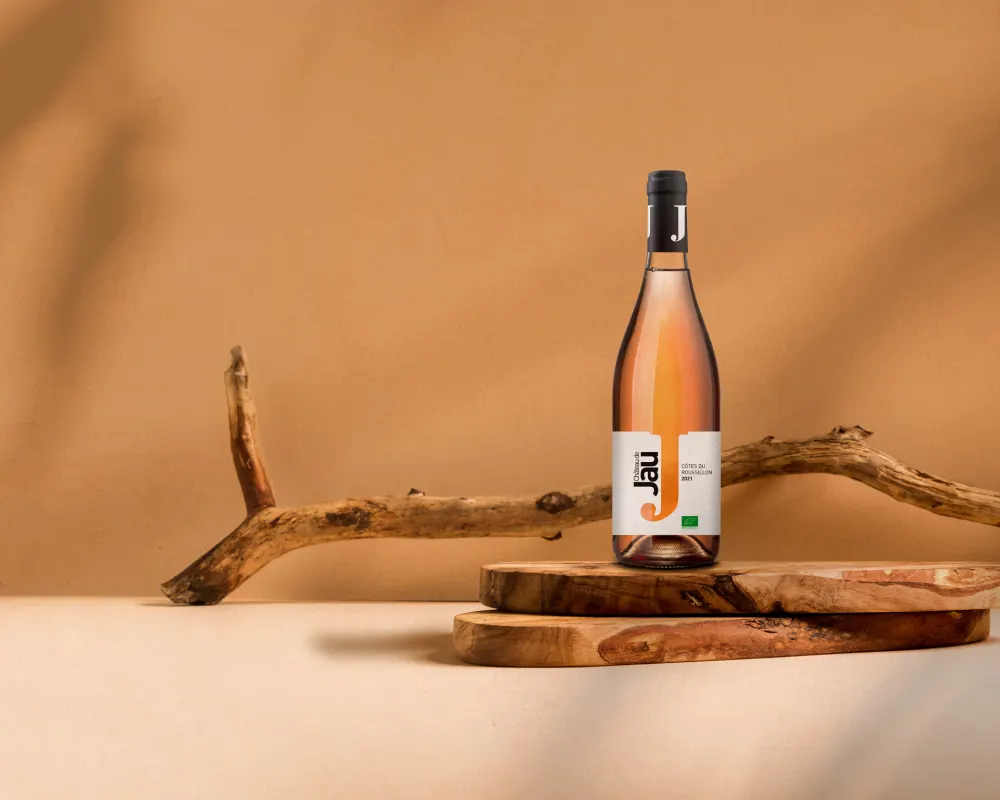 Bouteille de rosé Château de Jau