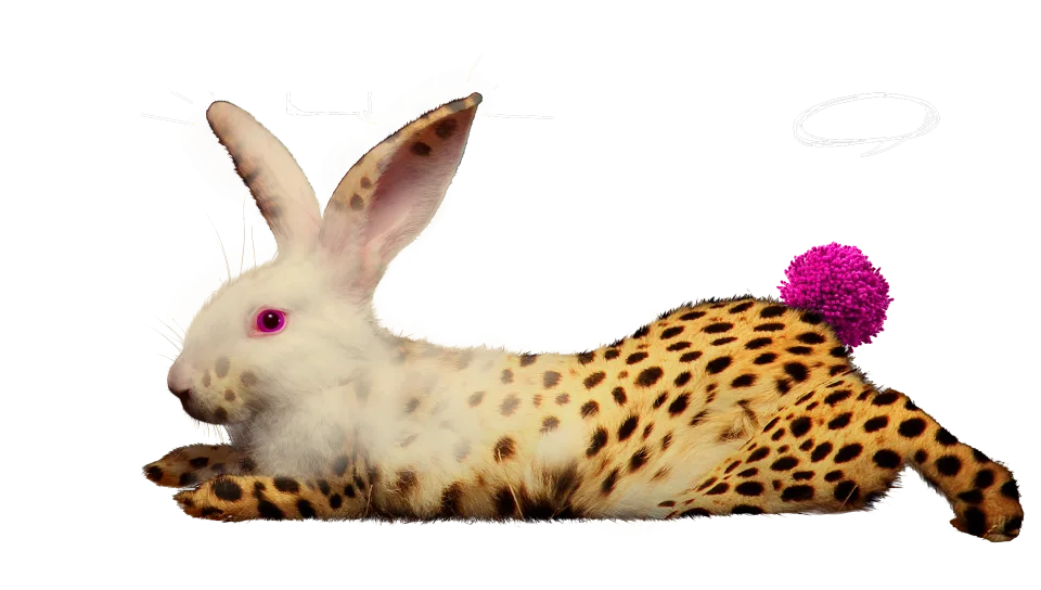 Lapin graphique, symbole d’écoute et d’agilité pour Agence Totem