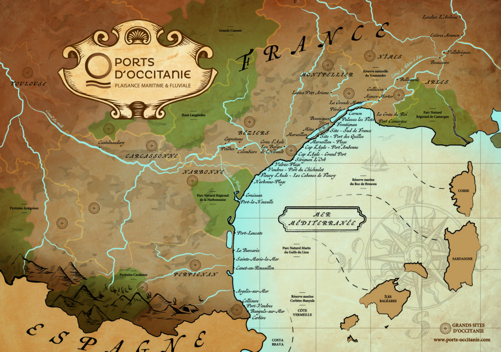 Illustration carte Port Occitanie